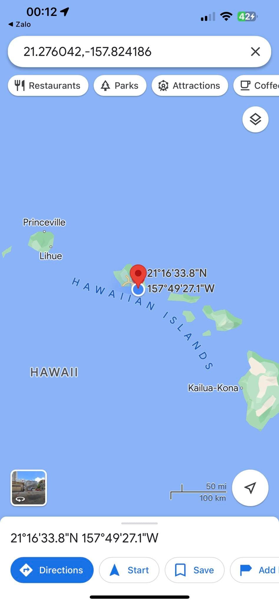 Honolulu, Hawaii 06:00pm of 06 Oct 23